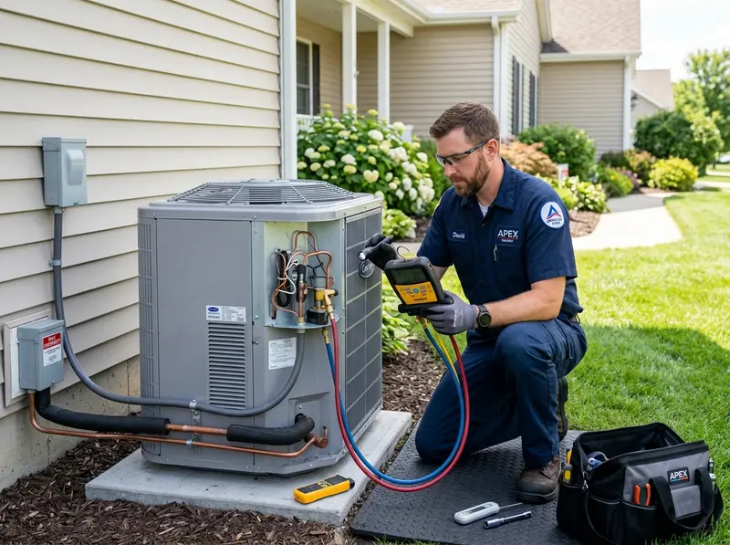 Outdoor air conditioner unit in a coastal Florida environment